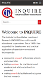 Mobile Screenshot of inquire.org.uk