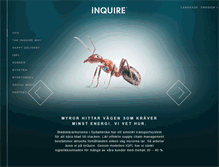 Tablet Screenshot of inquire.se